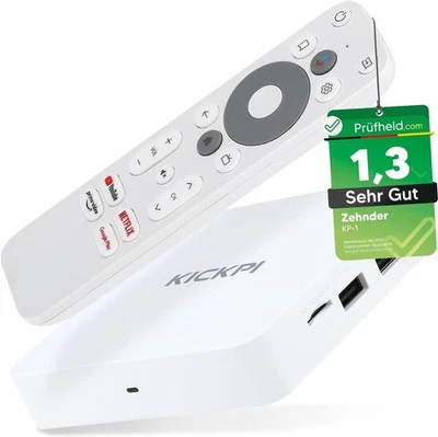 Zehnder KP-1, IPTV BOX, 4K UHD, Android 11, WIFI, Streaming, Chromecast, Netflix - Bild 1 von 4