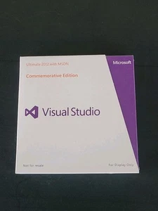 MICROSOFT Visual Studio Ultimate 2012 with MSDN Commemorative Edition NEW SEALED - Picture 1 of 3