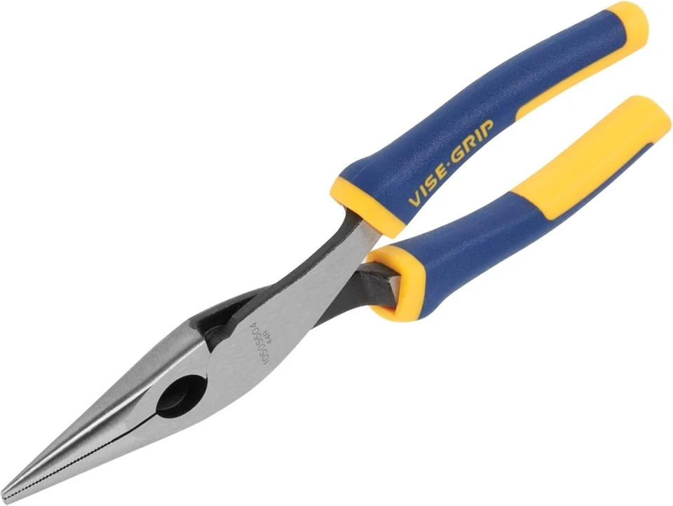 IRWIN 200mm 8" Vise-Grip Snipe Needle Long Nose Side Cutting Pliers, 10505504 - Image 1 of 1