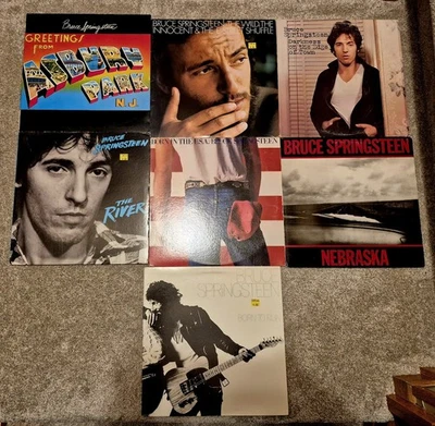 7 LP lot BRUCE SPRINGSTEEN Born In The USA River Nebraska Ashbury Darkness Vinyl - Image 1 of 4