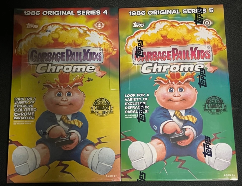 2022 Topps Chrome Garbage Pail Kids Factory Sealed Hobby Boxes Series 4 & 5 - Image 1 of 1