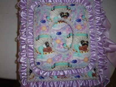 ÁLBUM DE FOTOS DE BEBÉ NIÑA AFROAMERICANA - HECHO A MANO Foto 1 de 3