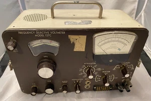 Philco Sierra Electronics Frequency Selective Voltmeter Model 127C Vintage Meter - Picture 1 of 15