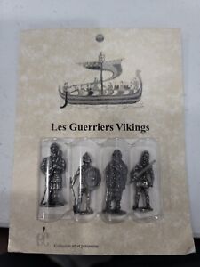 E'C Les Guerriers Vikings Pewter Viking Miniature Figurines 