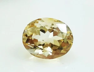 1.75 Ct Natural Oval Shape Citrine Gemstone Brazil Loose Genuine Top Cutting - Picture 1 of 4
