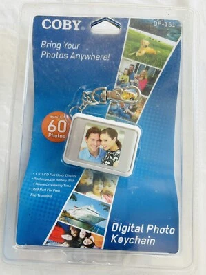 Coby Digital Photo Key Chain Hold 60 Photos - Image 1 of 2