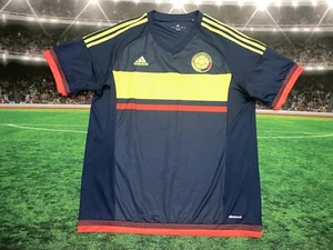 Colombia National Soccer Team Adidas 2015 Away Jersey Sz XL #AV1006 Preowned - Picture 1 of 11
