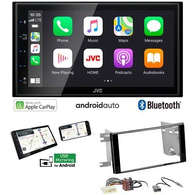 JVC KW-M560BT Radio Apple CarPlay Android für Subaru Forester 2008-2013 piano - Bild 1 von 4