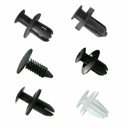 For Chevy GM 100 x Box Set Bumper Fender Liner Push Type Retainer Clips 6 sizes - Image 1 of 4