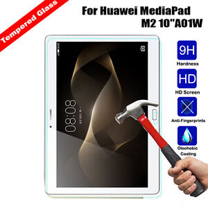 Tempered Glass Film Screen Protector Clear For Huawei MediaPad M2 10 A01W Tablet