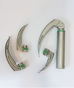 Stainless Steel Standard (Adult) Laryngoscope Fiber Optic 