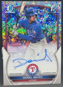 2023 Bowman Chrome CPA-DMO Daniel Mateo 1st Bowman Autograph Speckle /299 - Picture 1 of 2