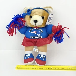 New England Patriots Cheerleader Teddybär Plüsch NFL Good Stuff Sammlerstück Vintage - Bild 1 von 5