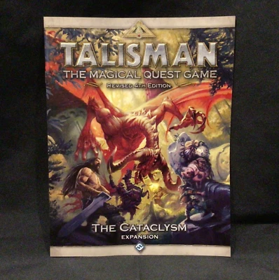 Talisman REVISED 4th THE CATACLYSM Expansion Rulebook Official Extra/Replacement - Image 1 of 4