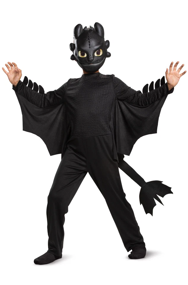 How to Train Your Dragon Toothless Costume Disguise Child Size 3t- 4t