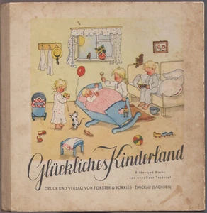 Heureux pays des enfants d'Anneliese Tesdorpf env. 1946 Zwickau Förster & Borries - Photo 1/1