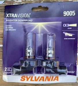 PAIR SYLVANIA 9005 XtraVision High Performance Halogen Headlight ‘s Silverado - Picture 1 of 2