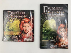 Dungeon Siege Legends Of Aranna 2003 Game Discs And Manual *No Box* - Picture 1 of 9