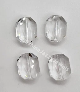 Swarovski Crystal Clear Graphic 5520 Beads; 2 Sizes: 12mm (4pc) or 18mm (2pc) - Picture 1 of 3