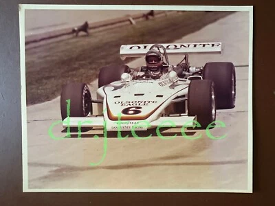 1972 INDY 500 Bobby Unser OLSONITE EAGLE - Auto Racing Photo - Image 1 of 2