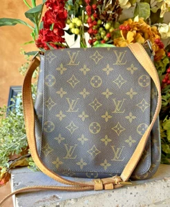 Authentic Vintage Louis Vuitton LV Monogram Musette Salsa Crossbody Bag - Picture 1 of 13