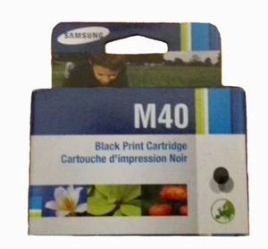 ORIGINAL SAMSUNG M40 BLACK PRINT CARTRIDGE. DATE: AVRIL 2017, NEW IN SEALED BOX - Picture 1 of 1