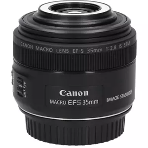 Auth CANON EF-S35/2.8MACRO IS STM Lens 270-004-011-8007 - Picture 1 of 10