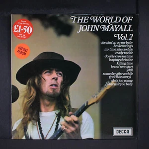 JOHN MAYALL: the world of john mayall, vol. 2 DECCA 12" LP 33 RPM - Picture 1 of 2