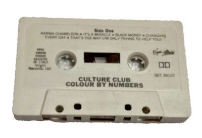 Culture Club Colour By Numbers Epic Virgin Records 1983 Audio Cassette Tape - Image 1 of 2