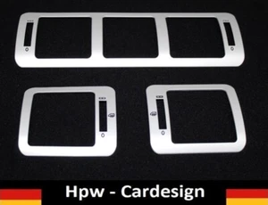 RAHMEN LÜFTUNGSGITTER LÜFTUNGSDÜSEN ALU SILBER FÜR MERCEDES W163 ML - Picture 1 of 3