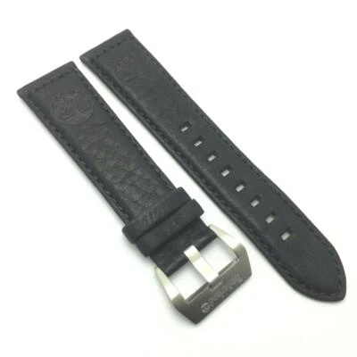 Relógio masculino Timberland de couro genuíno 22 mm pulseira preta ALM197RM2 - Imagem 1 de 4