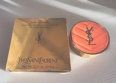 YSL Yves St Laurent Make Make Me Blush Peachy Nude 37 Powder Blush ~New&Authenti - Image 1 of 4