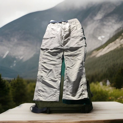 Pantalones Cortos Convertibles The North Face Para Hombre MED Tostado 61661 Nylon Senderismo Cinturón Foto 1 de 4