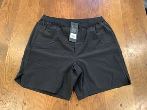 Pantalones Cortos Activos Ten Thousand Hombres 7 In Intervalo Forro Fitness Entrenamiento Negro XL - Imagen 1 de 5