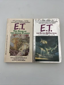 E T The Extra-Terrestrial & Book Of The Green Planet VINTAGE Paperback Bundle ID - Picture 1 of 16
