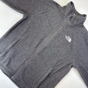 The North Face Men's  Fleece Jacket Small Gray Full Zip S Lightweight - Picture 1 of 9