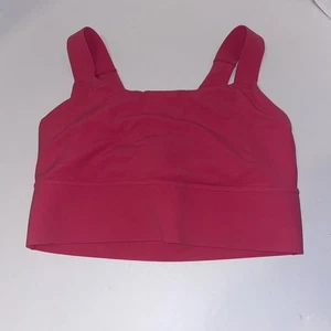 Reggiseno sportivo Athleta rosa guerriero twist linea lunga taglia small - Foto 1 di 3