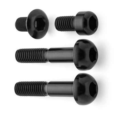 Kit de herrajes de palanca de cambio y freno emparejador SRAM titanio pulido al aceite de Terske Foto 1 de 4