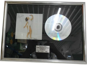 Kylie Minogue Fever LTD Ed Framed Presentation C.D Plaque Pic-A-Disc LTD 1/1000 - Picture 1 of 6