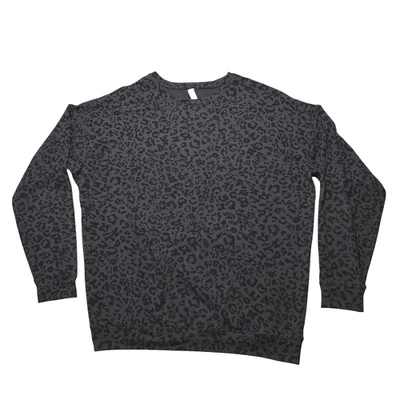 Sudadera Suave y Relajada de Mezcla de Modal con Estampado Animal Pure Luxe de Athleta Talla Mediana Foto 1 de 4