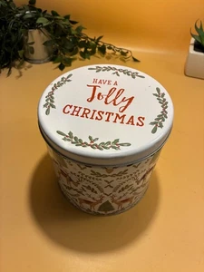 Jolly Christmas biscuit tin - Picture 1 of 6