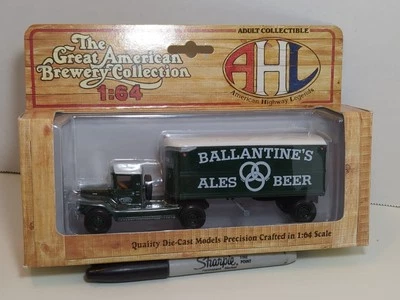 Camión American Highway Legends AHL Ballantine's Ales Mack Modelo BM 1/64 Die Cast Foto 1 de 4