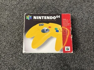 Nintendo 64 Controller Yellow Box Only Authentic GOOD CONDITION N64 - Picture 1 of 2