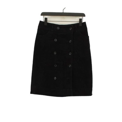 Rocha.John Rocha Women's Midi Skirt UK 10 Black Cotton with Elastane Midi A-Line - Image 1 of 4