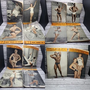 (14) 1957 Health And Strength Magazine Lot (No Doubles) Vtg Physical Fitness - Picture 1 of 10