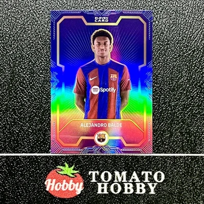 ELEVENCARD TEAM SET 2023-24 ALEJANDRO BALDE /199 BLUE REFRACTOR BARCELONA - Image 1 of 2