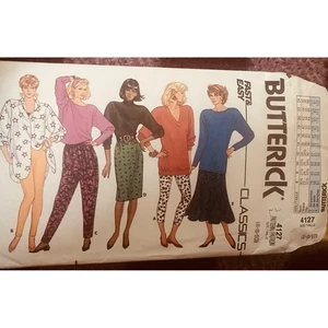 Butterick 4127 Classics Misses Pants Skirt Jumpsuit Sewing Pattern Sizes 6 8 10 - Picture 1 of 3