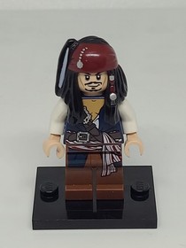 Lego Captain Jack Sparrow 4192 4191 4183  Pirates of the Caribbean Minifigure