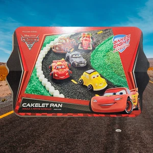 New Nordic Ware Disney Pixar Cars 2 Cakelet Cake Baking Pan Bake Bakeware USA - Picture 1 of 9