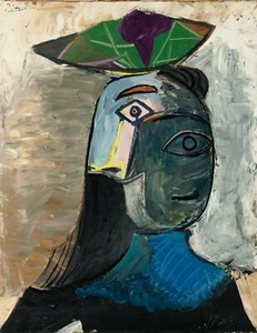 PABLO PICASSO Art Poster or Canvas Print "TÊTE DE FEMME (DORA MAAR)" - Picture 1 of 1
